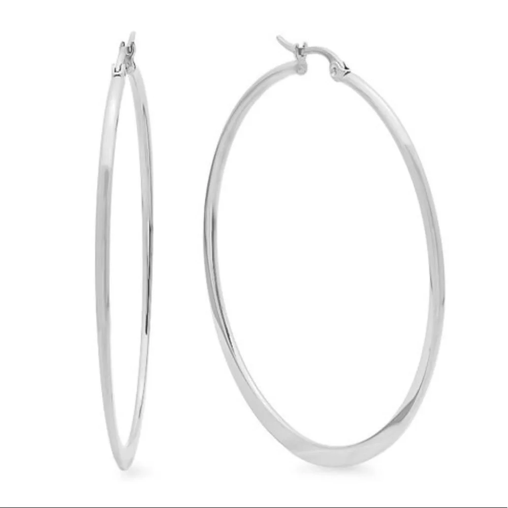 2 Inch Stainless Steel Hoops 💙 - Picture 5 of 5